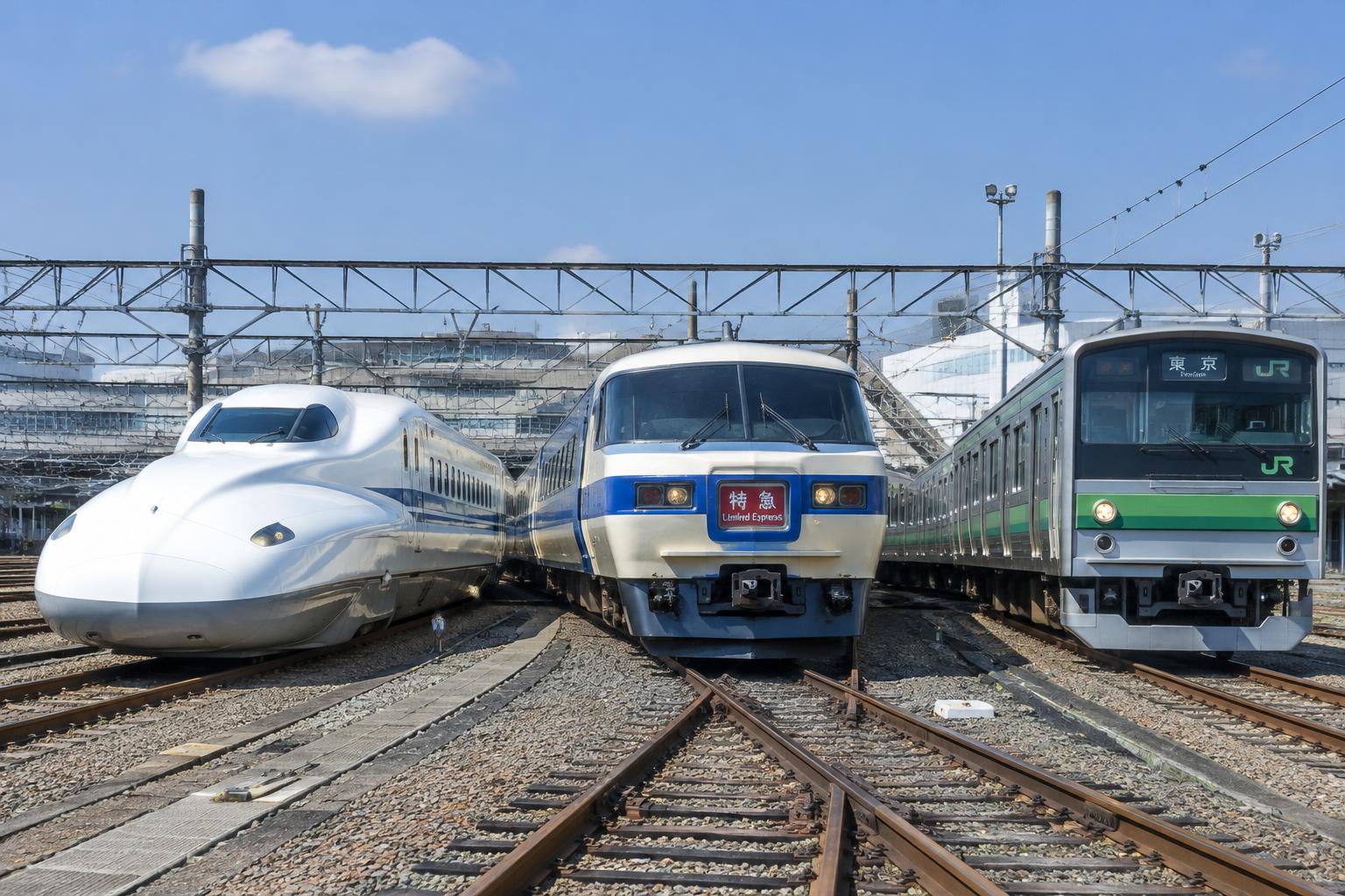 Trains covered by the Japan Rail Pass
